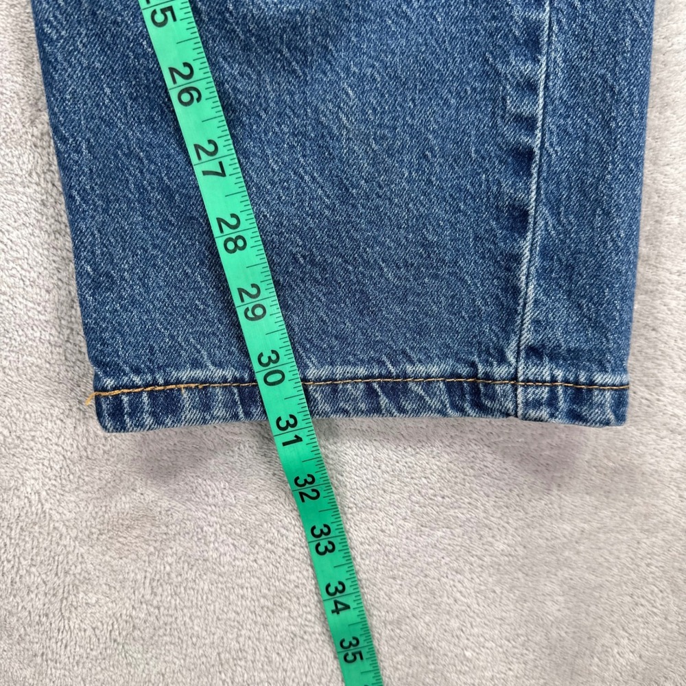 Levi's 505 Regular Fit Jeans Mens 32x32 (Fit 32x31) Blue Medium Wash Straight - Picture 12 of 13